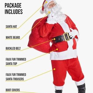 Festive Santa Suit - Red and White